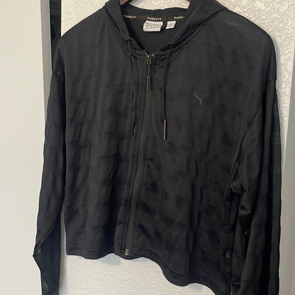 Puma crop hooded jacket